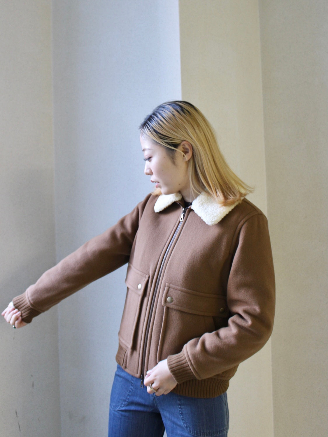 A.P.C. ladies フライトジャケット