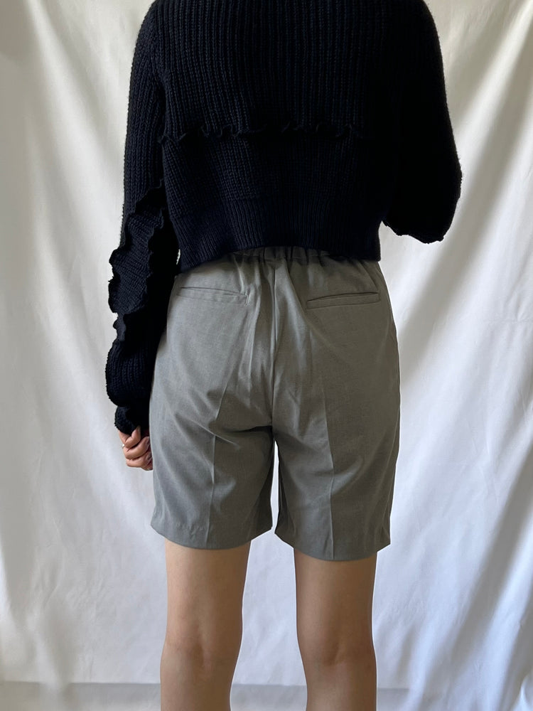 【boundary】navy layered skirt [230817-SK01]