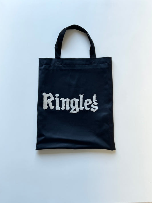Ringlets × R.I.P コラボトートバッグ ブラック Sサイズ ［20231127-RRBK03］
