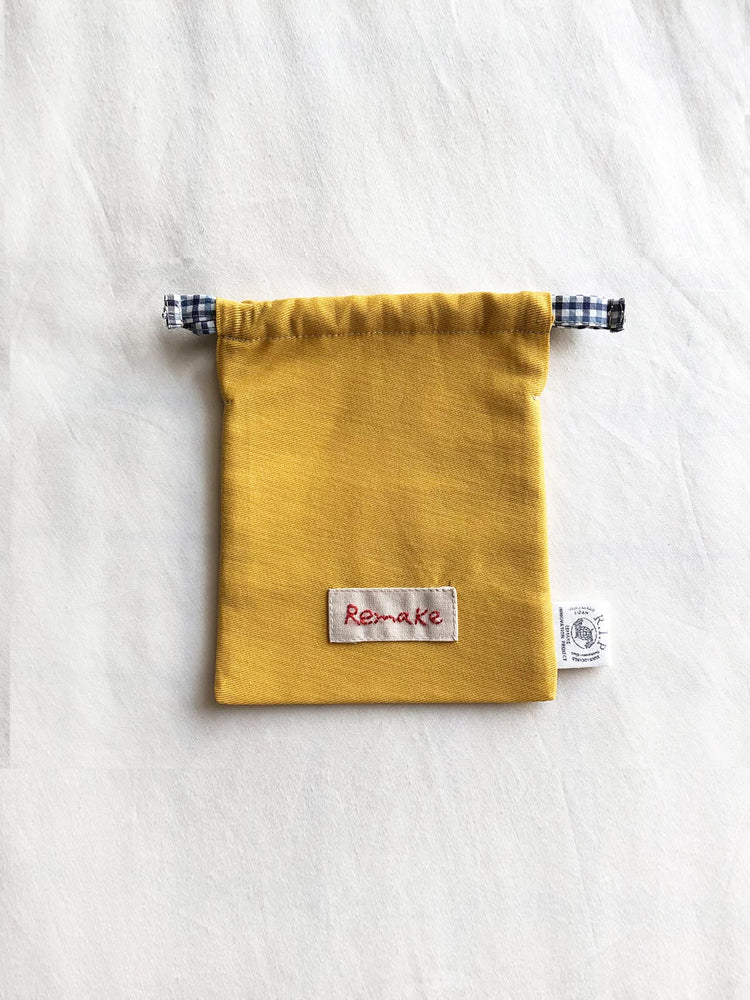 yellow remake small pouch