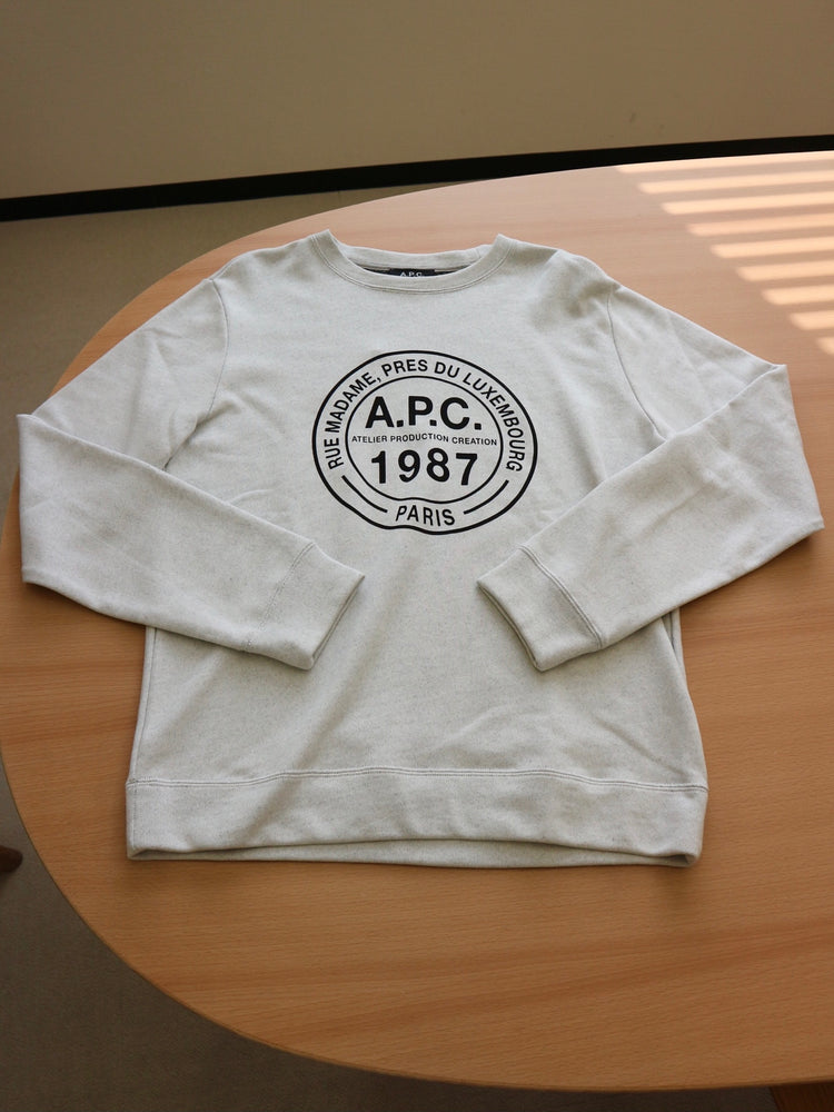 【men's】A.P.C. サークルデザインスウェット