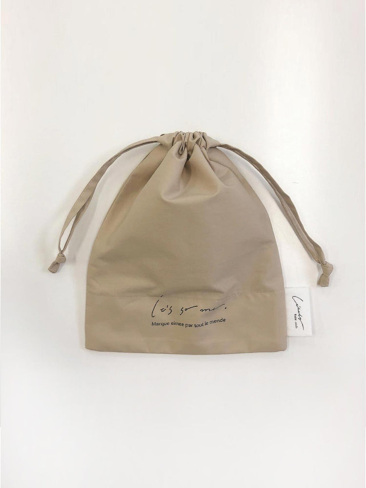 Beige small pouch