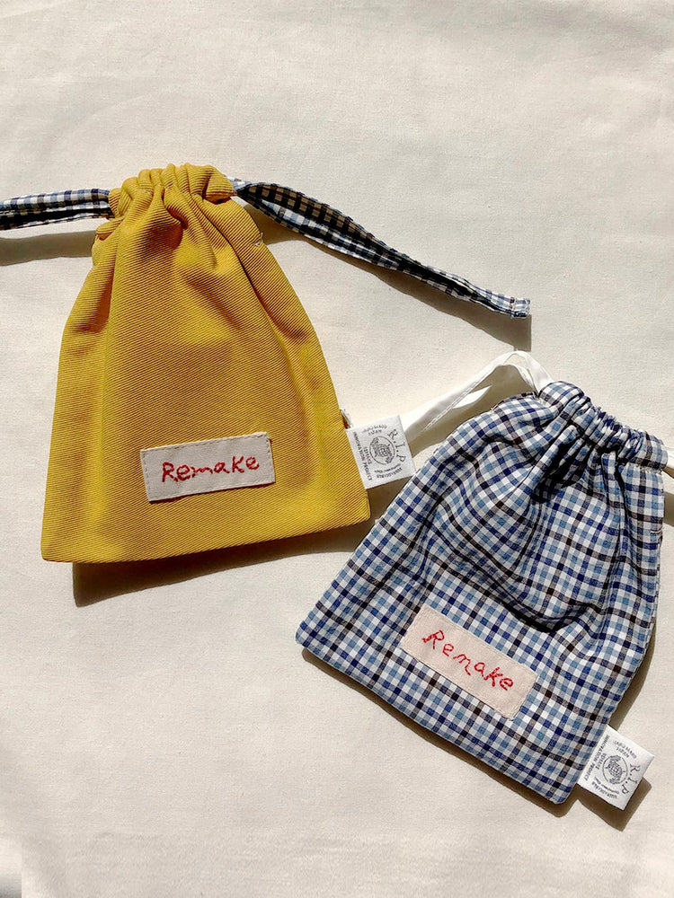 yellow remake small pouch