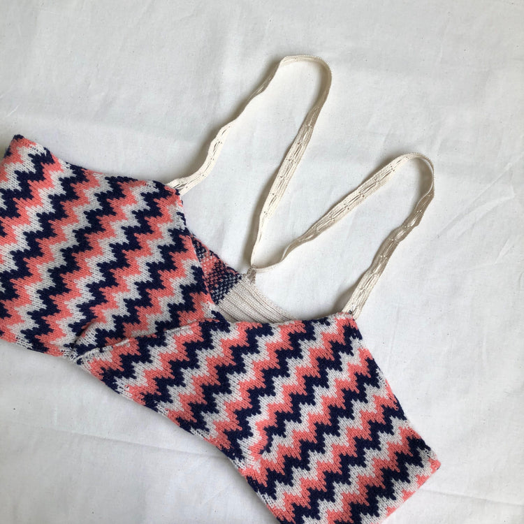 【Sentiment】 pink knit bustier