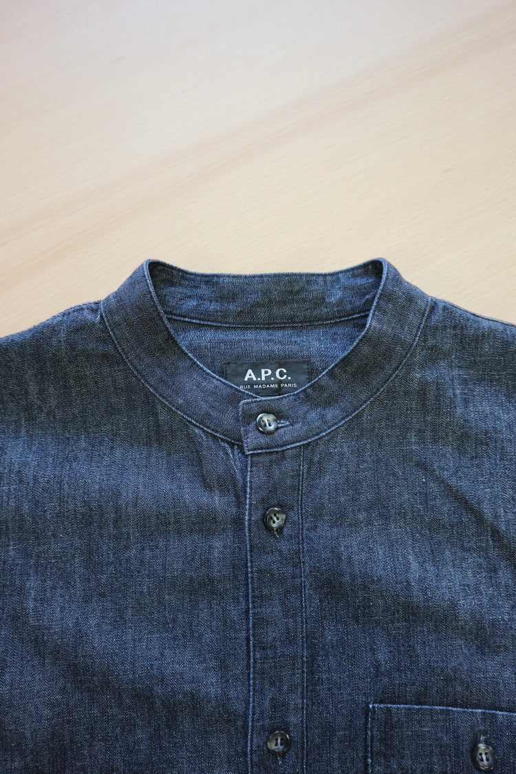 A.P.C. ノーカラーシャツ
