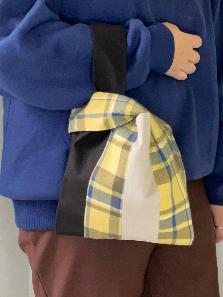 Marche bag mini Yellow checked［221130-BG04］