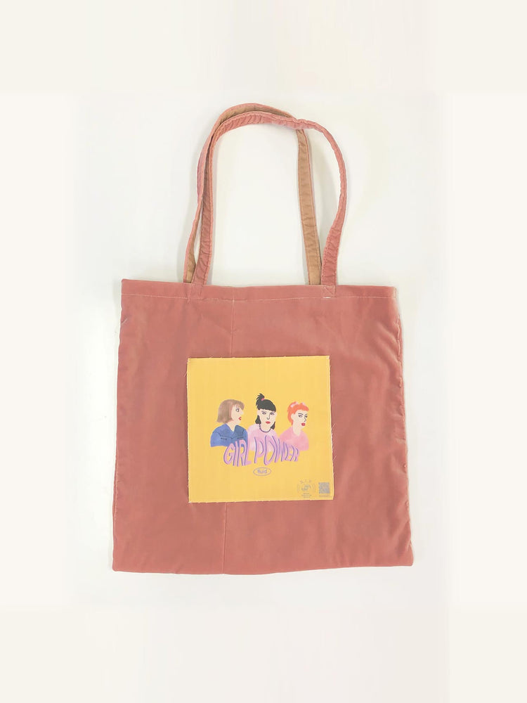 ❁ Girl power -fluid- ❁ red tote bag